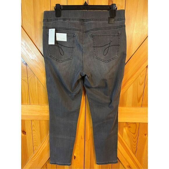 Jag Jeans Marla Legging Pull On Skinny Jeans Size Large Womens Cinder Grey nwt ( - Picture 4 of 8